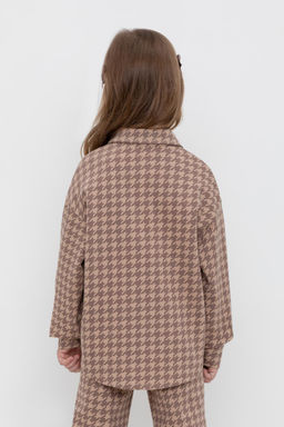 Crockid _ КР 302559/беж,гусиная лапка к507 жакет для дев  фото 5