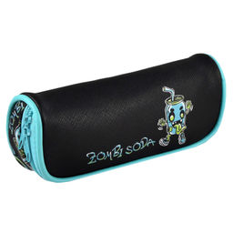 Пенал школьный, арт.59723/ 24 ЗОМБО БАНКА (без наполнения, 20,5х9х5,5 см, искусственная кожа, молния