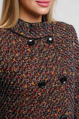 Кардиган Д 2819/черно-красный (1940) - Текстильная мануфактура фото 4