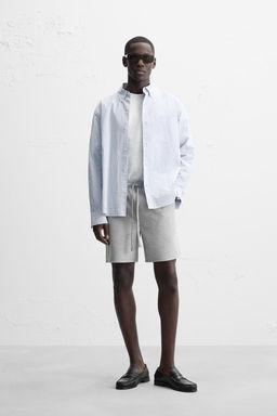 TEXTURED COMFORT BERMUDA SHORTS - Zara фото 30