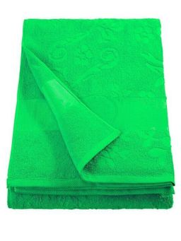 Махровая простыня Букет-ЗЕЛЕНЫЙ 150*200 см. хлопок 100%