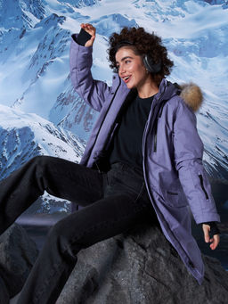 Женская зимняя мембранная парка Azimuth Глория 124/24006_7 Сладкий Лавандовый  фото 14