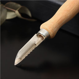 Овощечистка Традиционная, 14,5 ? 2 см, с деревянной ручкой - Family фото 2