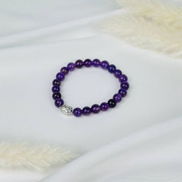 Браслет Будда из Аметиста 17 см - Радуга самоцветов фото 2