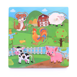 Пазл-вкладыш В деревне - Щепочка фото 3