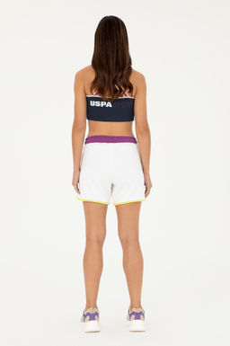 Женские белые вязаные шорты - U.s. polo assn фото 4