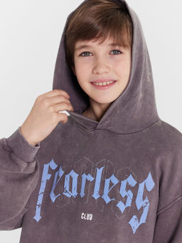 Худи для мальчиков серое с обработкой эйсид - Mark formelle фото 5