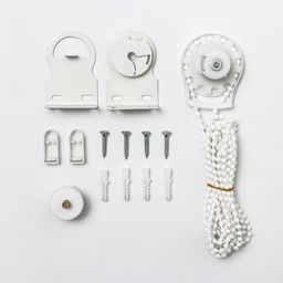 Штора рулонная Механика. Блэкаут, 60180 см (с учётом креплений 3,5 см), цвет белый - Simaland фото 5