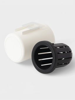 Ёршик для туалета с подставкой, гибкий, белый