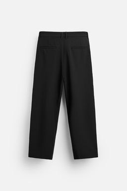 RELAXED FIT PLEATED TROUSERS - Zara фото 7