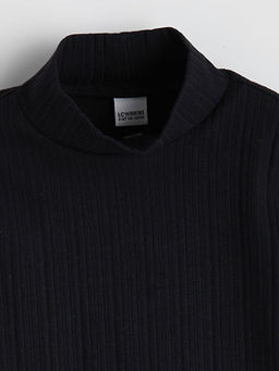 Bal?k?? Yaka K?z ?ocuk Triko Kazak