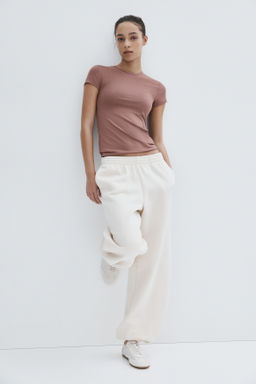 Camiseta entallada de microfibra - H&m фото 12