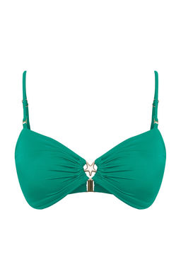 TRENDYOLMILLA K?rm?z? Straplez Premium Aksesuarl? Bikini Ustu TBESS24BU00150  фото 5