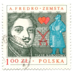 Марка А Фредро Земста 1978 год Польша