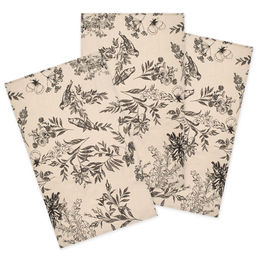 Набор полотенец 40х70 (3 шт.), саржа, Гарден графит ВБ 40х70