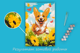 ФРЕЯ PNB/PS-280 Набор для раскрашивания по номерам 30 х 20 см Радостный Коржик  фото 4