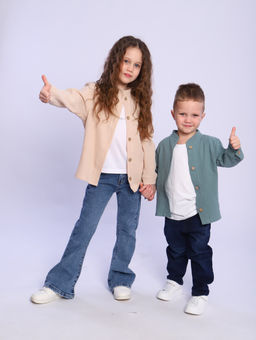 РБ016 Рубашка Муслин (фисташковый) - Милаша фото 17