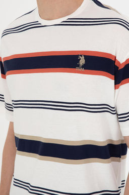 Футболка мужская U.S. Polo Assn. красная хлопок  фото 7