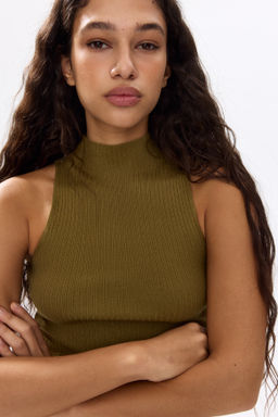Top de canal? con cuello perkins - H&m фото 5