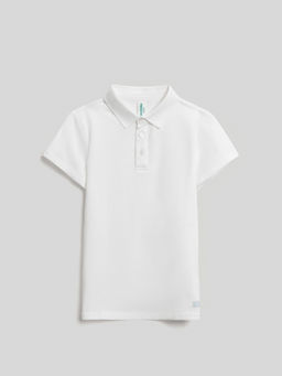 ACOOLA / Сорочка-поло верхняя для мальчиков Arash белоснежный  фото 3