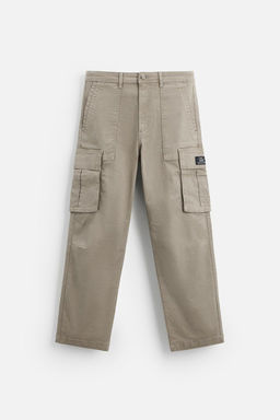 RELAXED FIT CARGO TROUSERS - Zara фото 6