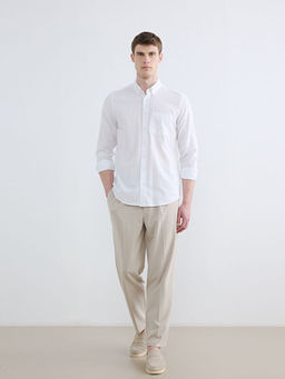 Рубашка мужская regular fit фактурная