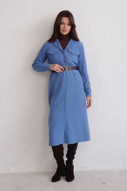 Платье-рубашка с английским воротником - Martichelli фото 290