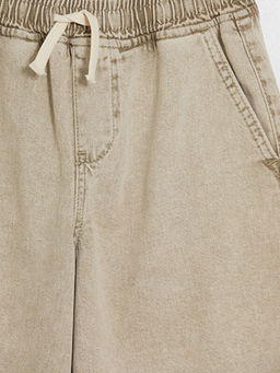 Beli Lastikli Erkek ?ocuk Jean ?ort