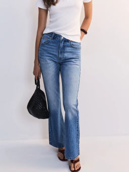 Джинсы клеш с высокой посадкой ZR2605092352-102 / Zarina