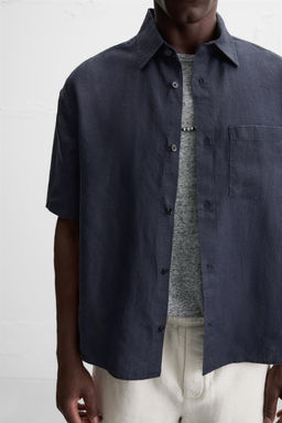 100% HEMP SHIRT - Zara фото 7