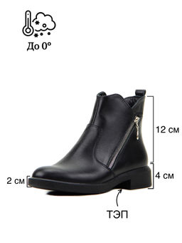 Ботинки 221.Arizona5bl. black R