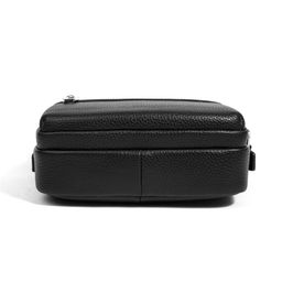 Сумка мужская, кожа, MIRONPAN 860401 Черный