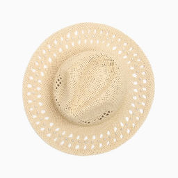 Шляпа женская с декором MINAKU, молочная, размер 56-58