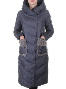8115 GRAY/PURPLE Пальто зимнее женское Jarius - Fashion фото 2