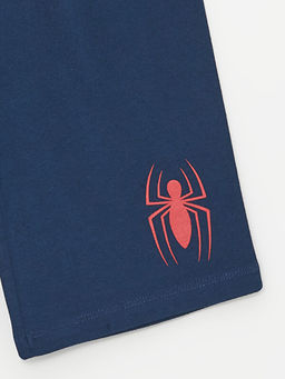 Beli Lastikli Spiderman Bask?l? Erkek ?ocuk Pijama ?ort - Waikiki фото 2