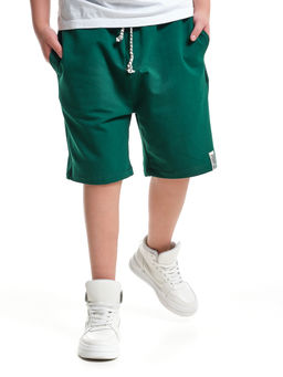 Шорты свободного кроя для мальчиков подростков 22-7638 черный - Mini maxi фото 6