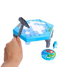 Настольная игра на логику Спаси пингвина: игровое поле, рулетка, пингвин, молоточки, игровые карточки, инструкция - Лас играс kids фото 2