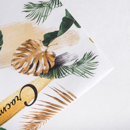 Цена за 10 шт. Бумага упаковочная крафтовая «Тропики», 50 х 70 см