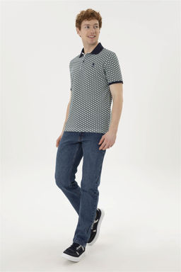 Мужская темно-синяя футболка - U.s. polo assn фото 4