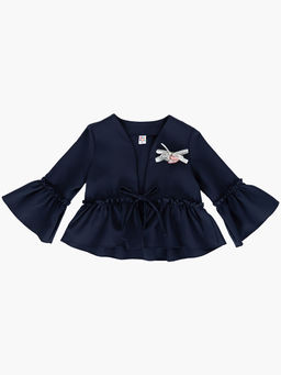 Блузка (пиджак) UD 7088 синий - Mini maxi фото 2