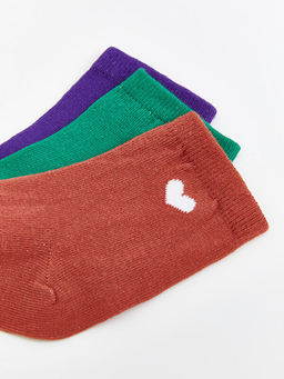 Bask?l? K?z Bebek Soket ?orap 3l? - Waikiki фото 3