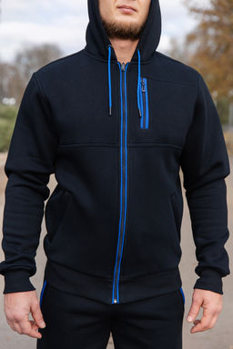 С НАЧЕСОМ утепленная Толстовка Футер 3-х нитка