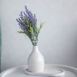 Цветок искусственный Лаванда 35 см / ZJ3165 /уп 2/200/1200/ - ГалеонТрейд фото 2
