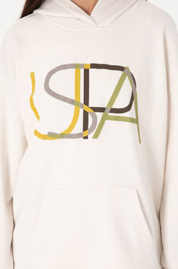 Kad_n Krem Sweatshirt Sepette S_rpriz _ndirim - U.s. polo assn фото 6