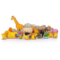 3D Развивающая доска "Водопой на Лимпопо" (Африка,47 дет.) 37х1х31