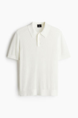 Polo en punto calado Regular Fit