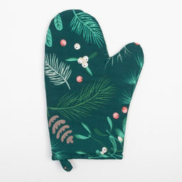 Варежка-прихватка Доляна Needles 20х27 см, 100% хл, ватин 250г/м2  фото 3