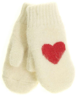 Варежки детские круговые Сердце 0509-1 - Рассказовские варежки фото 2