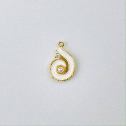 Подвеска: майорка, эмаль (1 шт) - Радуга самоцветов фото 3