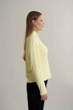 Лонгслив half-zip утепленный Желтый ANTA RUNNING LS Tee фото 4